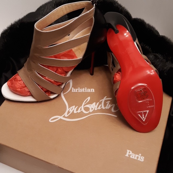 Christian Louboutin Shoes - (EUC) BEAUTYK BEIGE CHRISTIAN LOUBOUTIN